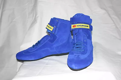 Blue Go Kart Car Racing  Shoes Fireproof Boots Top Kart Margay • $65