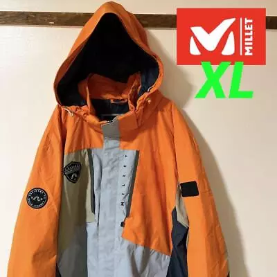 [Japan Used Fashion] Millet Mountain Jacket Xl Shoulder Logo Climbing • $170.45
