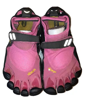 Vibram Wmn's Fivefingers TrekSport Shoes Pink Black 4438 40 EU/8.5-9 US • $32.95