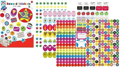 £2.99 • Buy Reward Stickers, 1000 X 'Well Done' School Teachers Stickers For Kids / Children