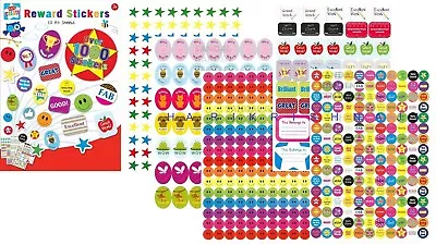 £2.99 • Buy Reward Stickers, 1000 X 'Well Done' School Teachers Stickers For Kids / Children