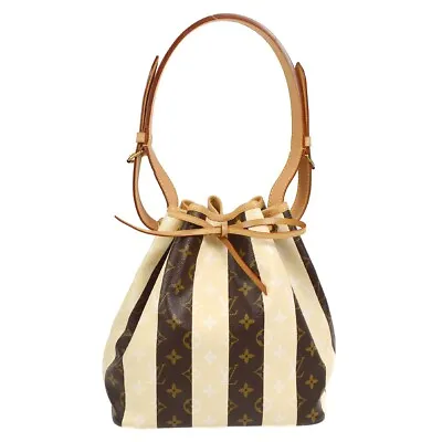 $2180 • Buy Louis Vuitton Petite Noe Drawstring Bag Monogram Rayures M40564 AR4101 89177