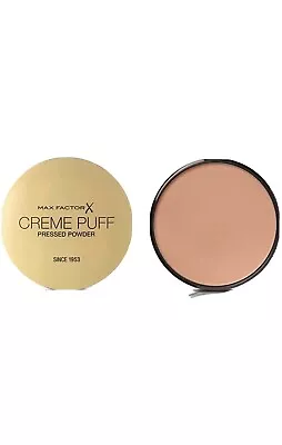 £5.20 • Buy MAX FACTOR Creme Puff Compact Pressed Face Powder 21g  Medium   Beige .
