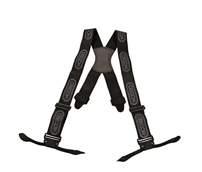 OREGON 537804 Black Chainsaw Logger Braces With Straps For Buttons • £22.99