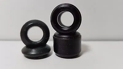 1/24 Paul Gage SLOT CAR TIRES 2 Pr Set F&R Fit Cox Cucaracha -BLACK • $10.19