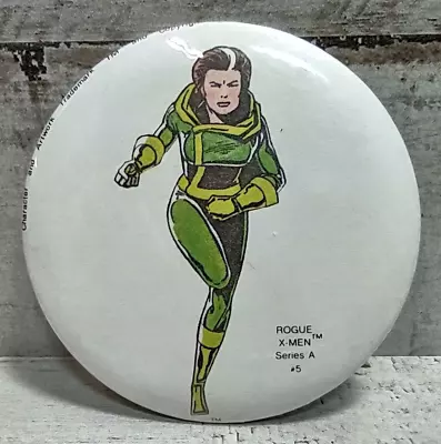 Vintage Mile High Comics Marvel X-Men Rogue Series A #5 Button Pin 1984 2 1/8  • $4.59