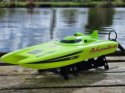 RC JET BOAT HENG LONG RADIO CONTROL RC BOAT HIGH SPEED RACING RTR FAST Yacht UK • $136.49