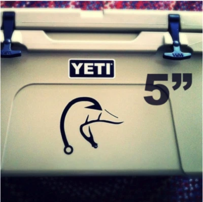 $4.60 • Buy Duck Yeti, RTIC, Ozark Decals Vinyl Hunting Deer Fishing Ice Chest Coolers-