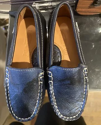 Venettini Loafers Kids Shoes Blue Color Size 24 • $55