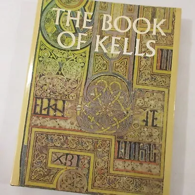 Book Of Kells Illuminated Manuscript Oversized Facsimile Full Color Irish Monk • $139