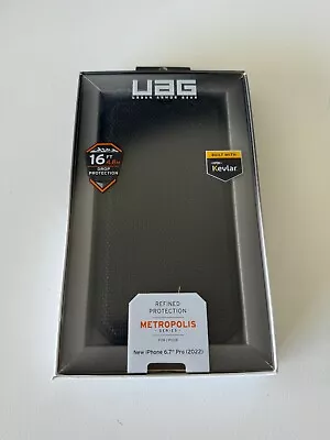 New UAG Urban Armor Gear Iphone 14 Pro Max Case Metropolis Made With Kevlar • £30.37