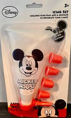 Disney Mickey Cake Decorating Set W/6 Nozzles • $5.36