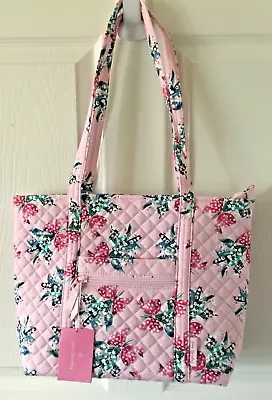 Vera Bradley ~  Happiness Returns Pink  ~ Small Vera Tote Bag ~ NWT • $72.50