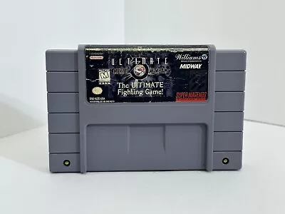 Ultimate Mortal Kombat 3 - (Super Nintendo) Game SNES -Cleaned Tested & Works⭐ • $38