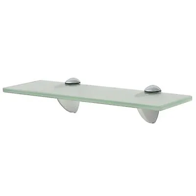 Bathroom Modern Floating Glass Shelf Wall Mounted Storage Organizer  • £16.48