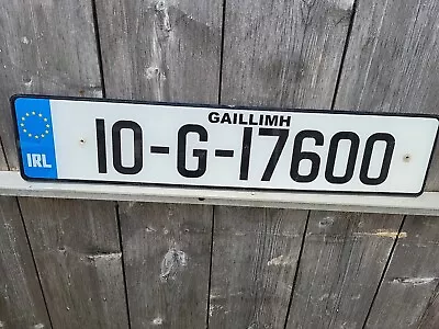 Genuine Ireland License Plate From County Galway 10 G 17600 • $13.99