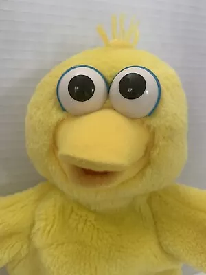 Vintage 1996 Jim Henson Sesame Street BIG BIRD 9  Hand Puppet Plush Tyco • $10