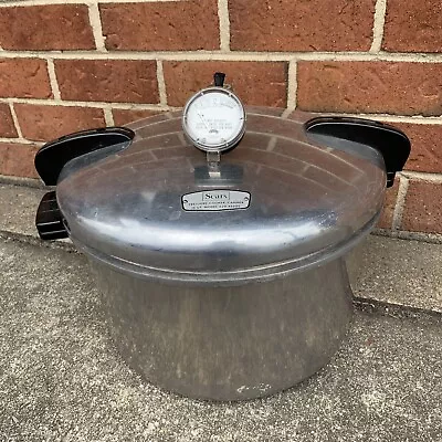 Vintage Sears 16 Qt Pressure Cooker Canner Model 620.46000 Canning Kitchen • $60