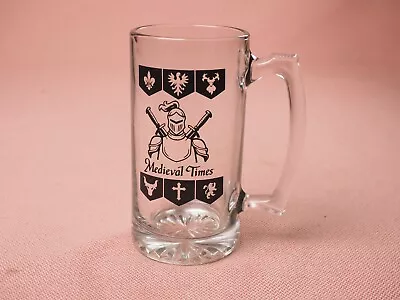 Medieval Times 26 Oz Glass Stein Beer Mug Knight Dinner & Tournament 7.25  • $10