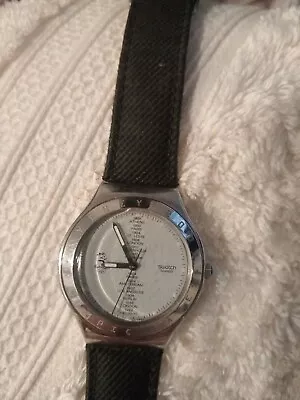 Swatch Irony 2000 Syndey Olympic Stainless Steel Watch (original Band) • $55