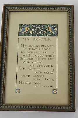 Vintage Motto Print MY PRAYER 4.5 X 6.75  Gallery Wall • $30