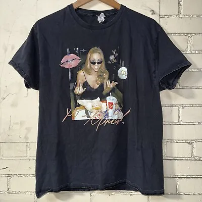 McDonald’s Mariah Menu T-shirt Sz L Mariah Carey X McDonald’s  • $21.99