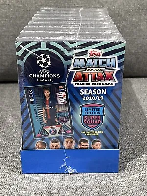 2018-19 Topps Match Attax UEFA Champions League Limited Edition 8 Box Case • $30