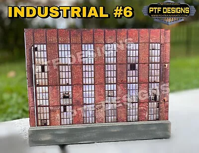 * O Scale Scratch Built Industrial #6 Factory Building Front/Flat MTH Lionel* • $21.99