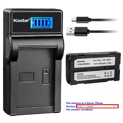 Kastar Battery LCD USB Charger For Panasonic PV-DV700 PV-DV710 PV-DV950 BDC-46 • $7.99