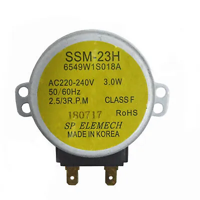 SSM-23H Turntable Motor Part For LG Microwave MP9482 MP9483 MP9485 6549W1S018A • £10.22