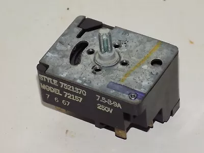 Vintage Frigidaire Rbh-530 Stove Part - 8   Burner Control Switch Mod. 72157 #2 • $46