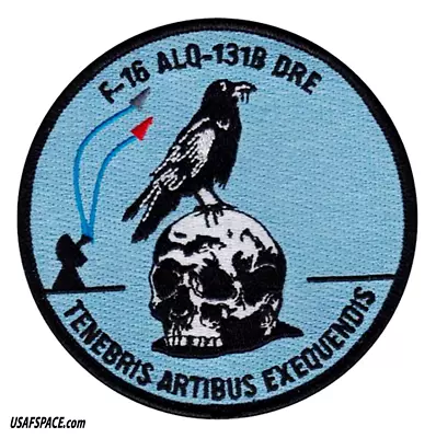 USAF 416th FLIGHT TEST SQ-416 FLTS-F-16 ALQ-131B DRE TEST-Edwards AFB-VEL PATCH • $10.95