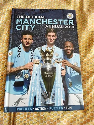 The Official Manchester City FC Annual 2019 By David Clayton (Hardcover 2018) • £2.40