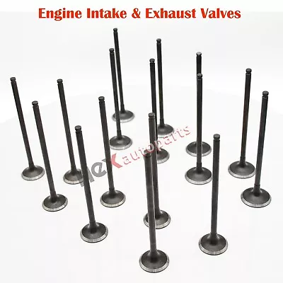 16PCS Intake Exhaust Valves For 1992-2005 Honda Civic 1.6 1.7L D16Y5 D16Y7 D16Y8 • $32.95