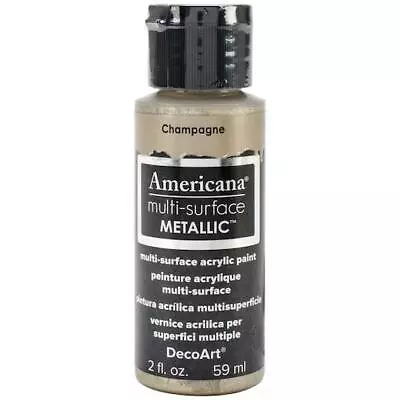 £3.59 • Buy DecoArt Americana Multi-Surface Metallic Acrylic Paint 59ml (2oz)