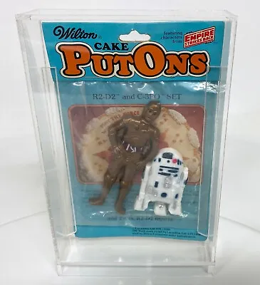 Vintage Star Wars Empire Strikes Back Wilton R2-D2 C3PO Cake Put On Topper 1980 • $49.99