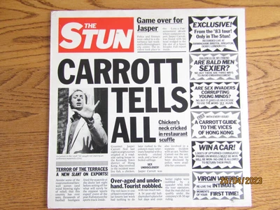 £5 • Buy JASPER CARROTT The Stun Tells All 1983 UK Vinyl LP + INNER Original Record 1983