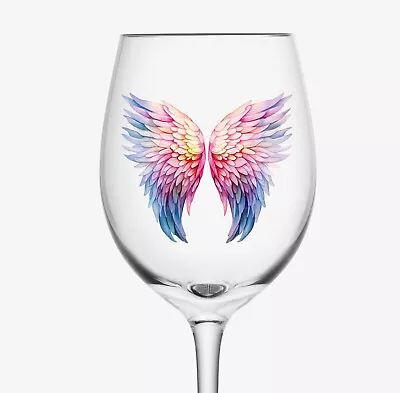 £4.99 • Buy X9 Beautiful Angel Wings -Vinyl Decal Sticker -Mugs/Gifts/Wall/Wine Glass- 00801