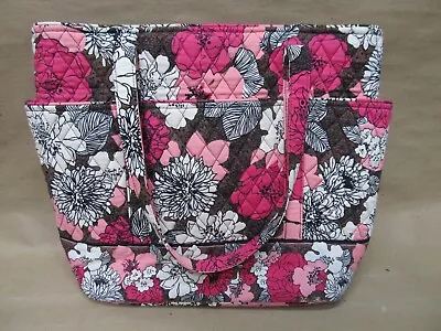 Vera Bradley Mocha Rouge Go Round Tote • $19.99