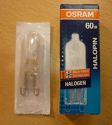 £4.94 • Buy Osram Halogen Halopin 66660 AM 230V G9 60W Matte E.g. Top Light,Oligo,Artemiede