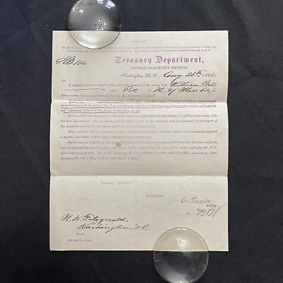 CIVIL WAR Document 37th Massachusetts Vols Desertion Pvt William Bell • $29.99