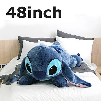 Disney Official Soft 48inch Huge Giant Stitch Plush Toy Cushion Bed Body Pillow • $350