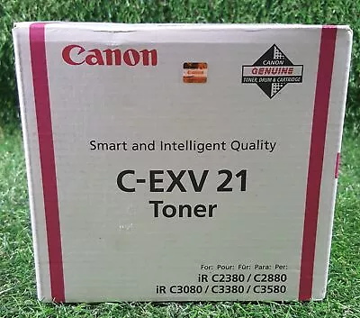 Canon C-EXV21 Original Printer Toner Cartridge Single Pack - Magenta • £19.99