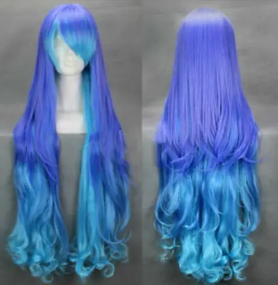 Anti Multi-Color The Holic Luka Curly Anime Cosplay Party Wig HAIR • $23.49