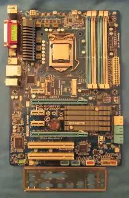 Gigabyte GA-Z68AP-D3 Socket LGA 1155 DDR3 Motherboard With I5-2500K I/O Plate • £69.99