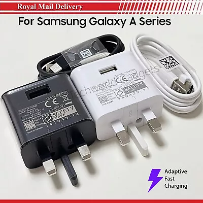 For Samsung Galaxy A Series Phones Fast USB Charger Adapter & Cable Data Lead UK • £10.95