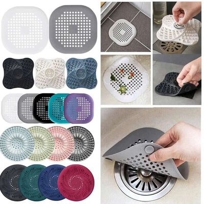 £2.75 • Buy Bathroom Hair Trap Shower Bath Plug Hole Waste Catcher Stopper Drain Sink Filter