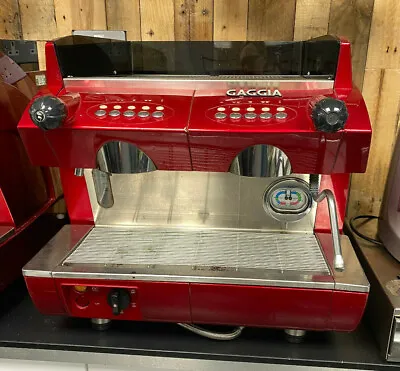 GAGGIA GD Compact 2 Group Espresso Coffee Machine RED • £3995