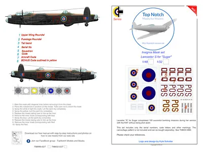 TopNotch Lancaster  S For Sugar  Insignia Vinyl Mask Set • £10.55