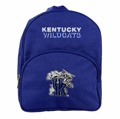 Kentucky Wildcats NCAA Kids Big Cat Logo Boys Girls School Mini Backpack Blue • $9.99